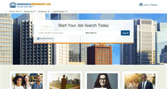 Desktop Screenshot of newmexicojobnetwork.com