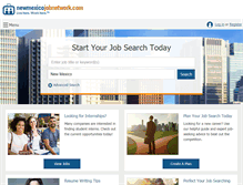 Tablet Screenshot of newmexicojobnetwork.com